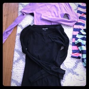 Old navy and Victoria secret long sleeve thermals